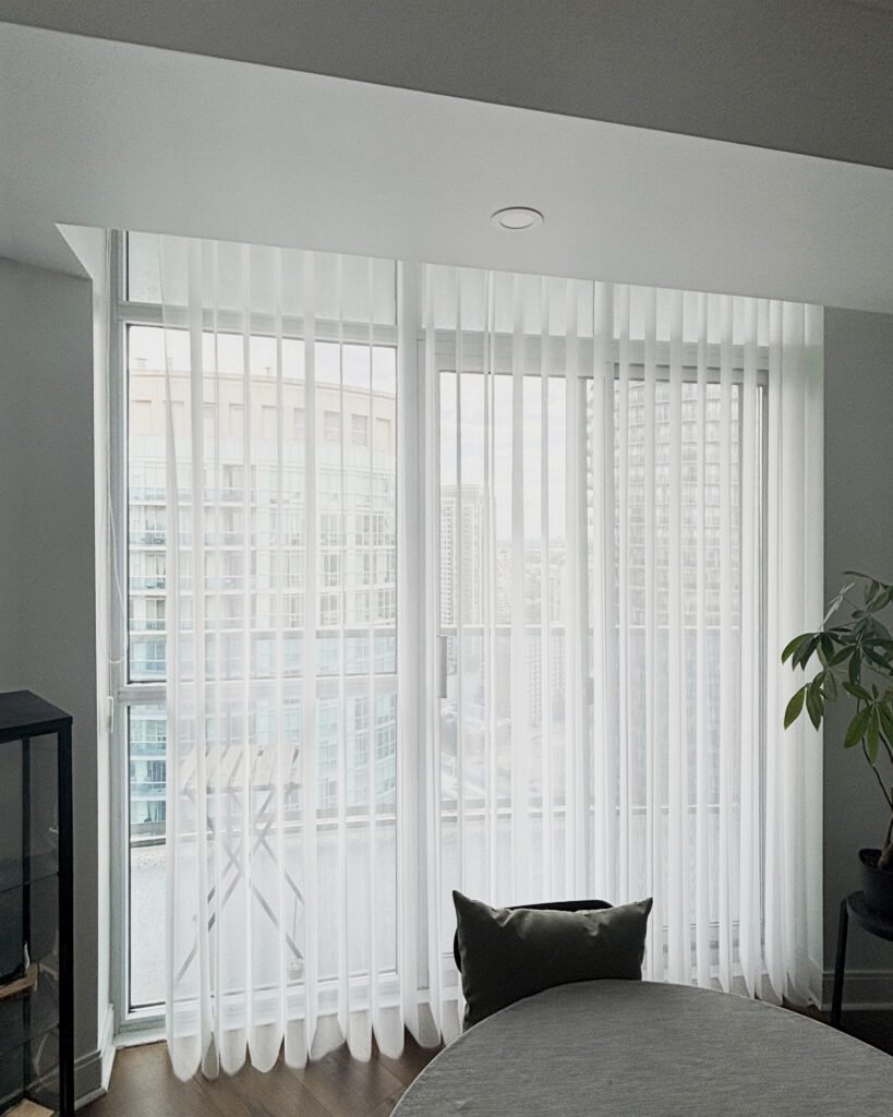 dream shades installed by starlight shutter expert in a toronto condo