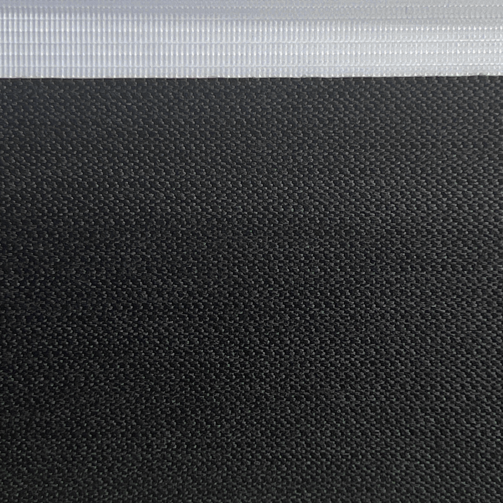 Zebra blind fabric swatch: Lana — Black