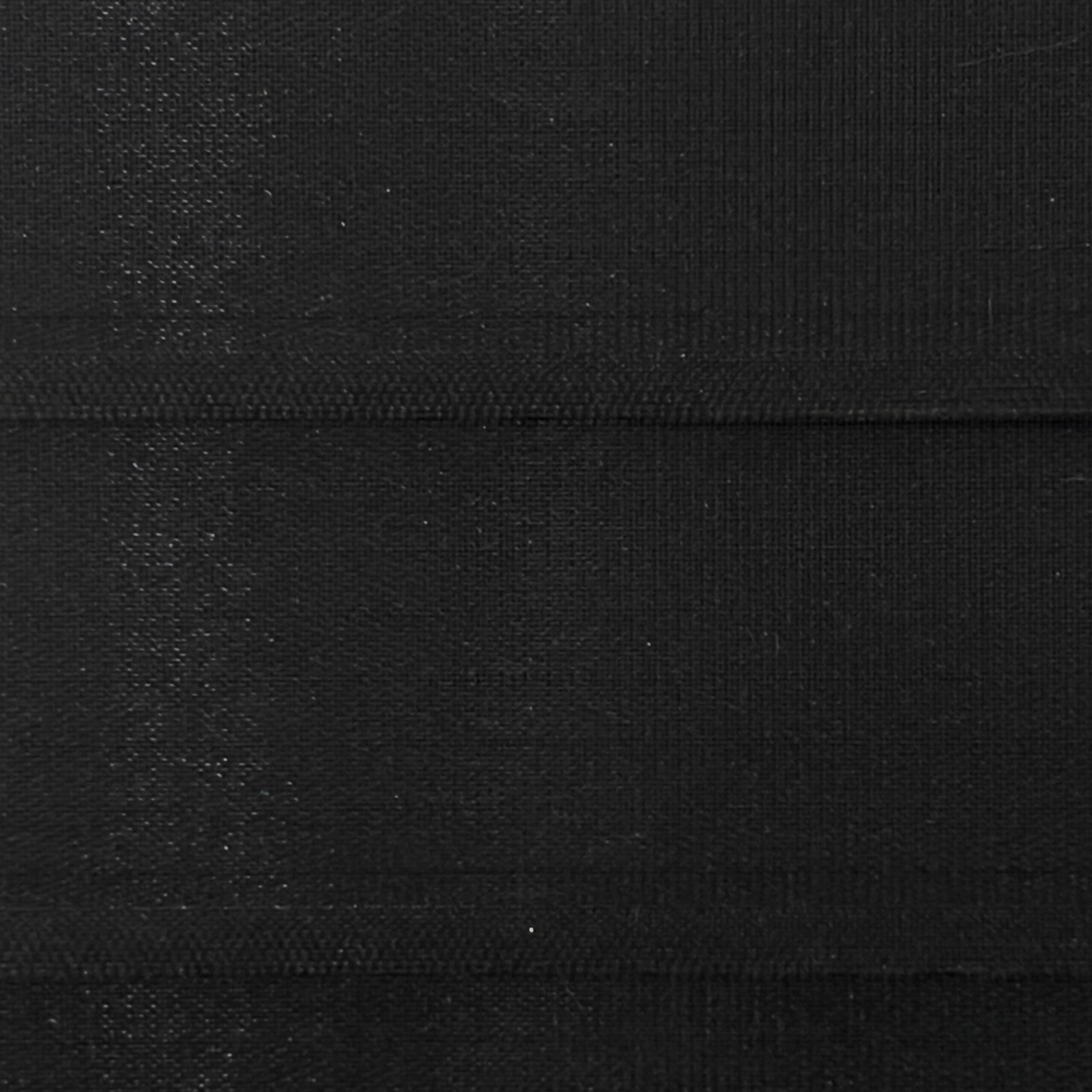 Triple sheer shade fabric swatch: Open — Black