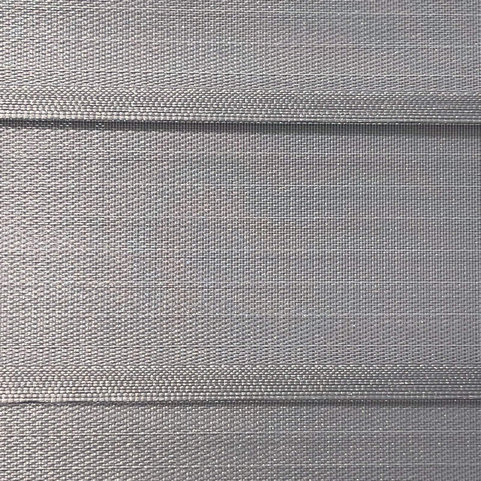 Triple sheer shade fabric swatch: Open — Grey