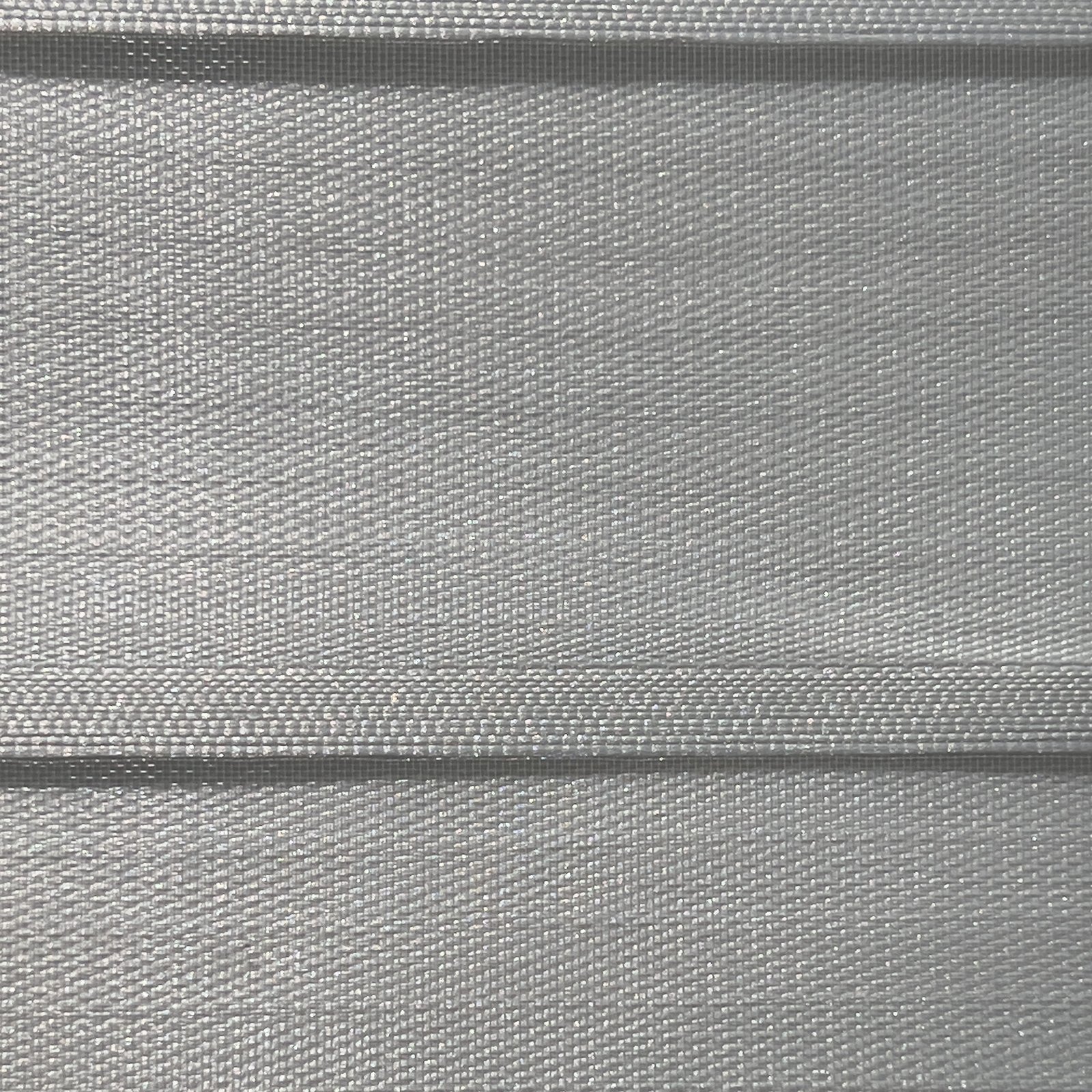 Triple sheer shade fabric swatch: Open — White