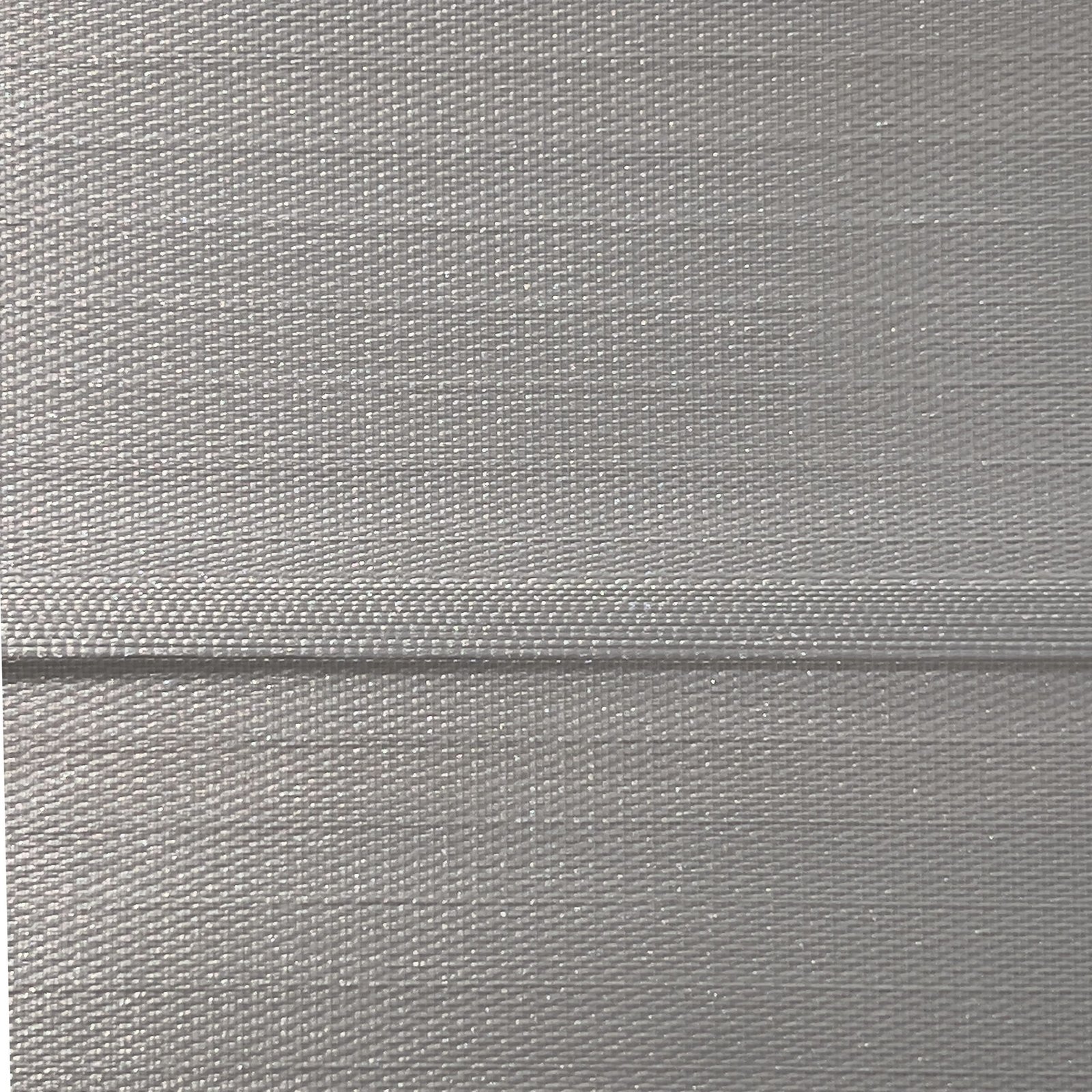 Triple sheer shade fabric swatch: Open — Winter White