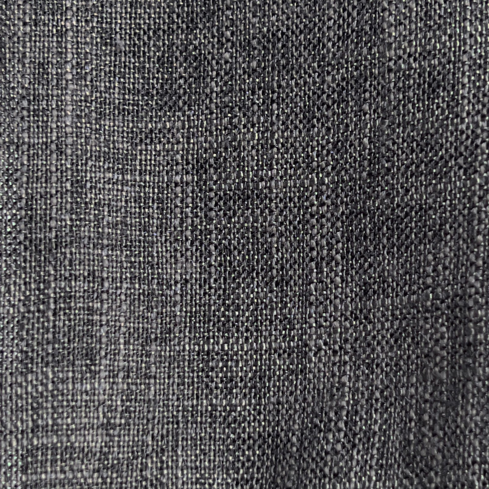 Pinecone Dark Grey linen drapery fabric swatch