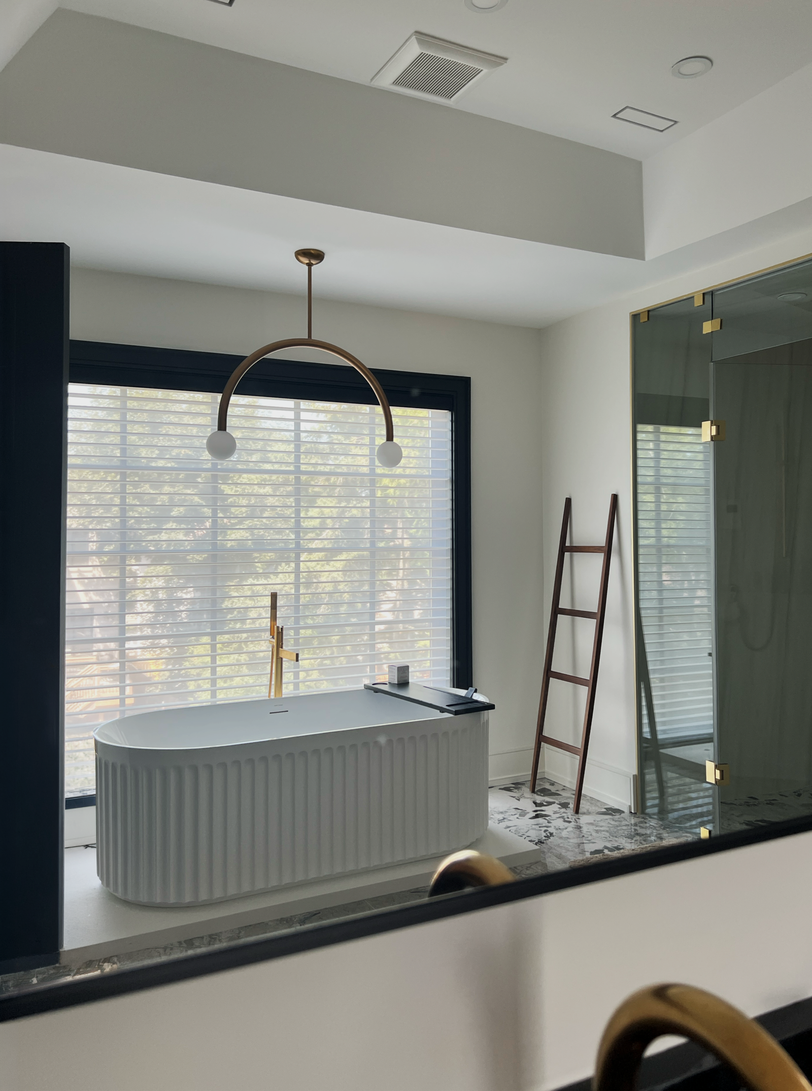 Soft light through custom window coverings