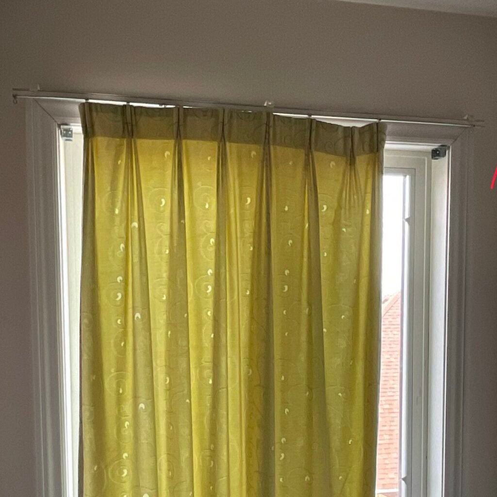 a ready made curtain that doesn't match the window size
