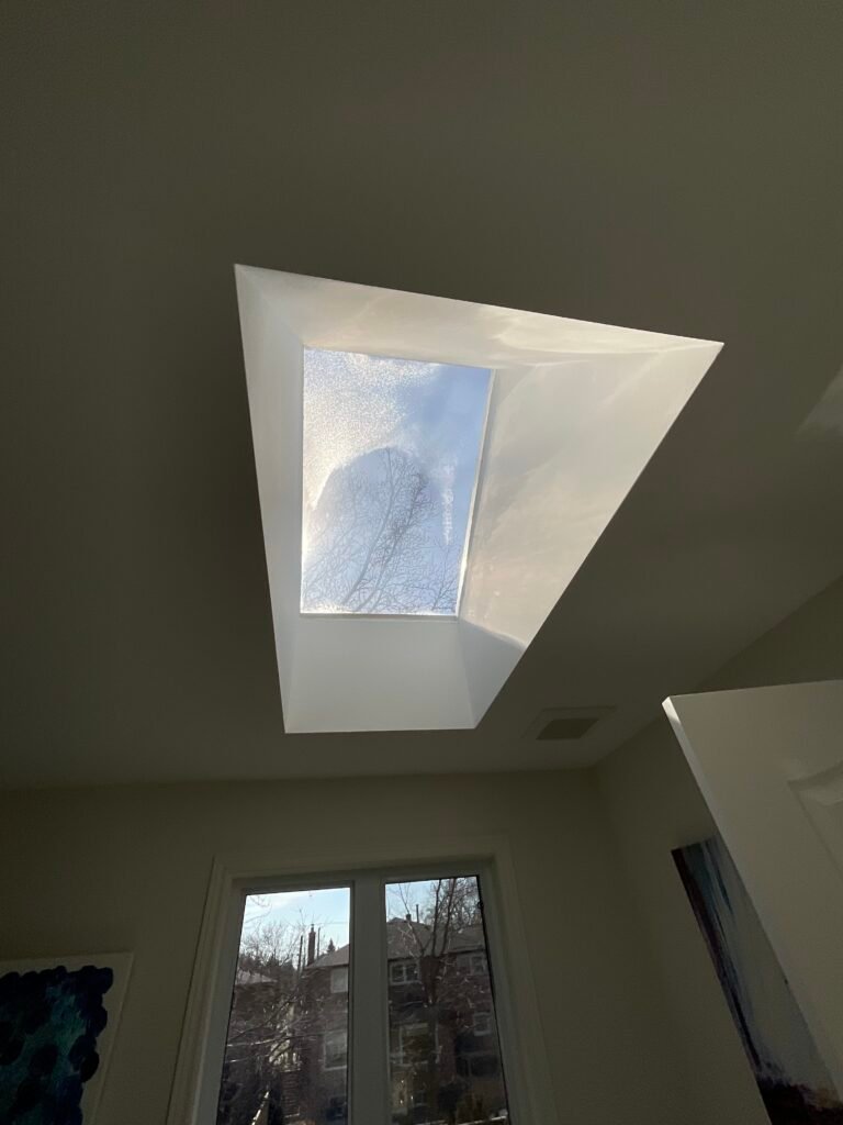 skylight without coverings