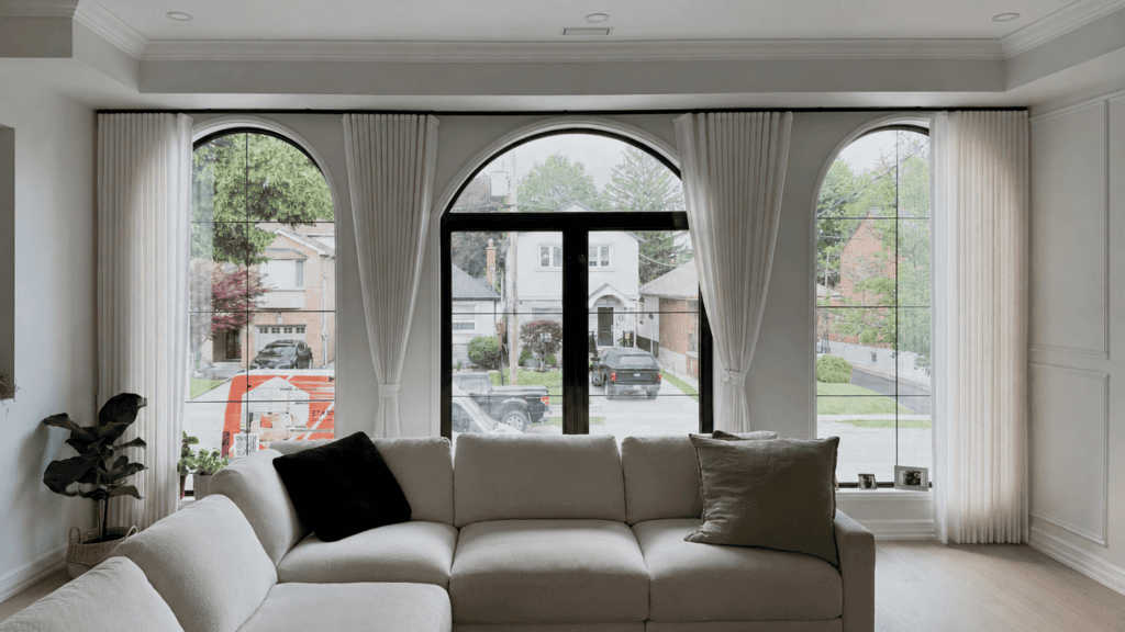 ripple float sheer installed by starlight shutter expert in etobicoke