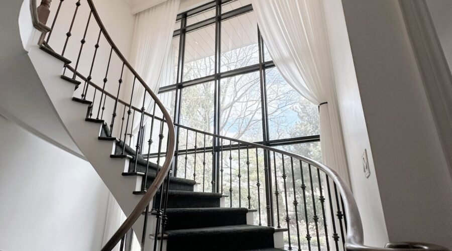 a drapes in a toronto grand house